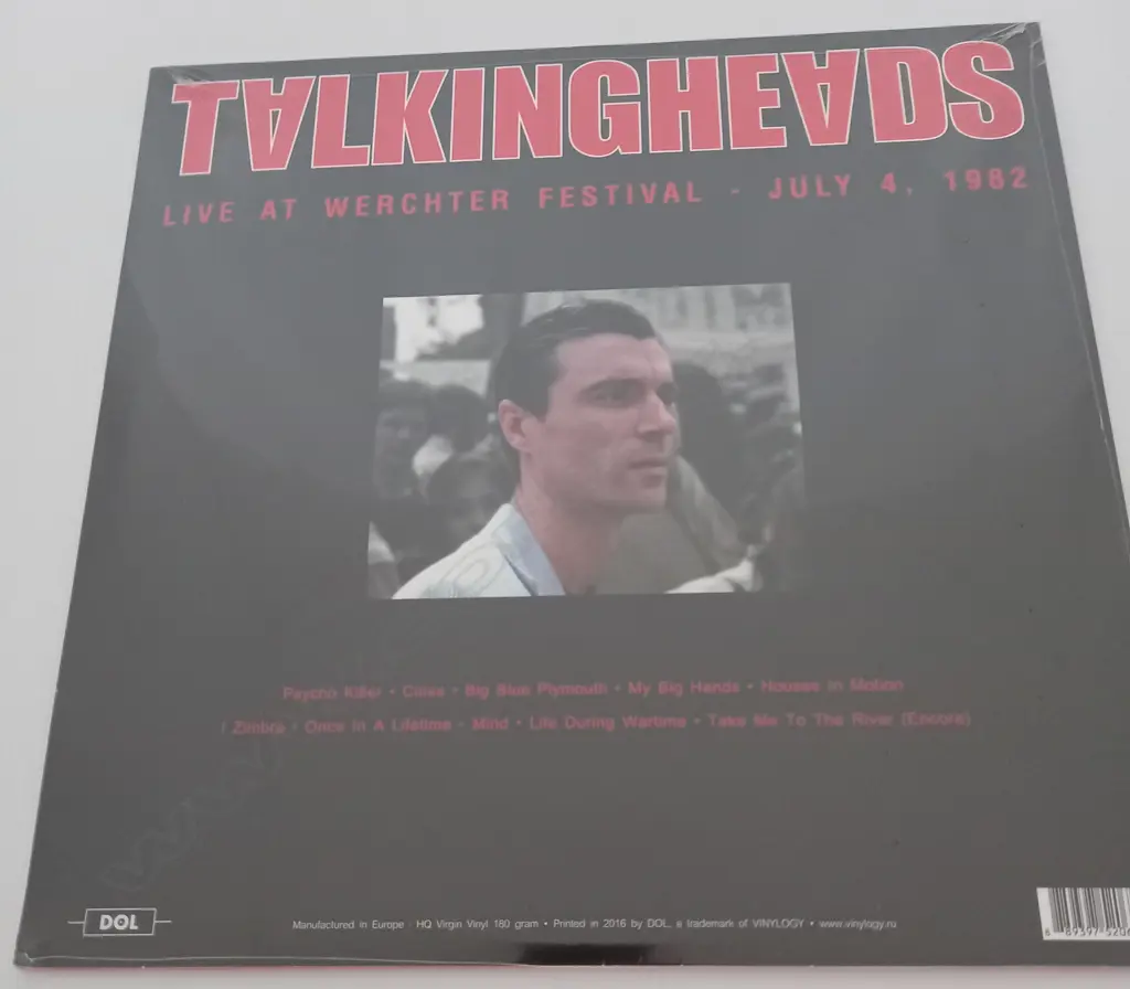 Talking Heads, Live At Werchter Festival July 4, 1982, (Sealed Album) Image 1++